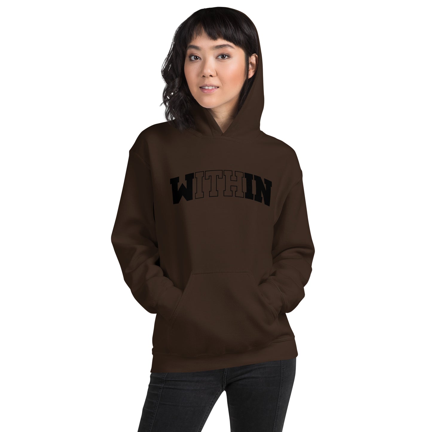 Black lettered Within Hoodie